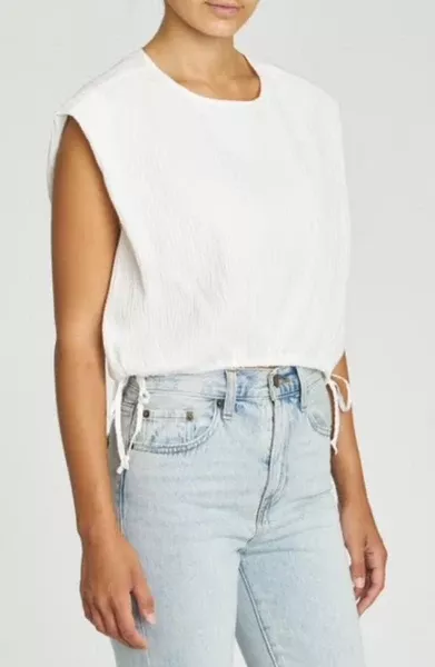 Adriana Tie Hem Crop Top