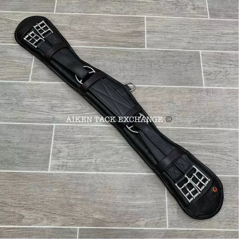 Albion Humane Padded Leather Dressage Girth, Brown, 26"