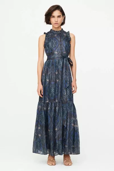 Alice Dress ~ Midnight Trellis