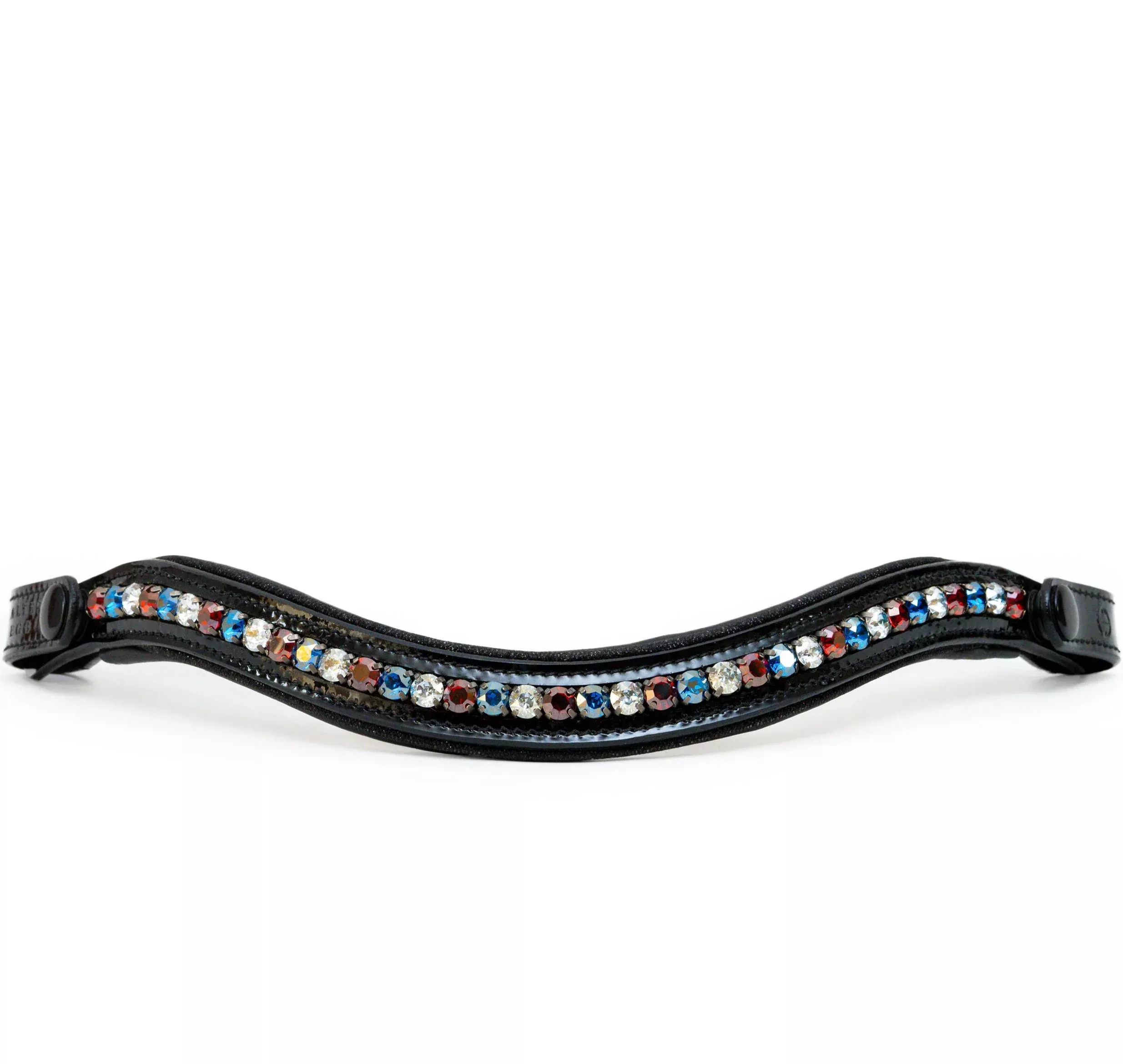 Americana 1 Black Patent Browband