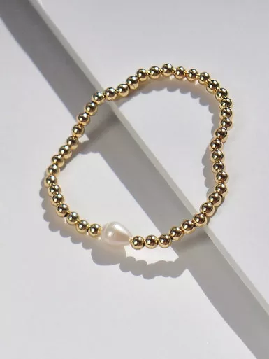 Anna 14K Gold Filled Bracelet - Pearl