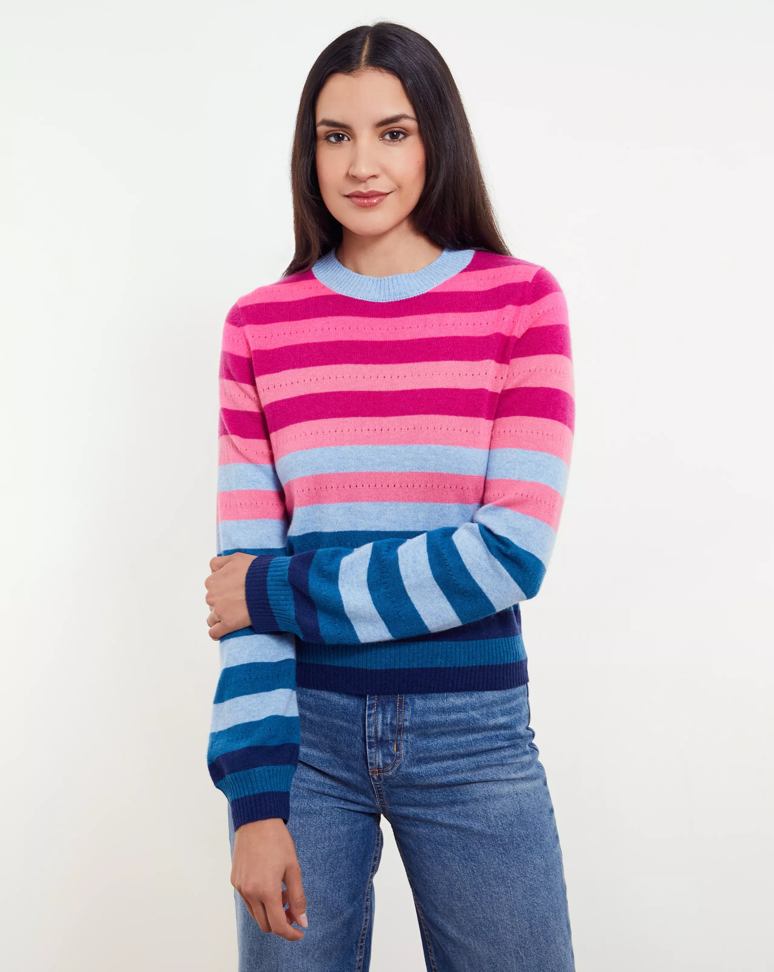 Ariana Stripe Crew by &Isla