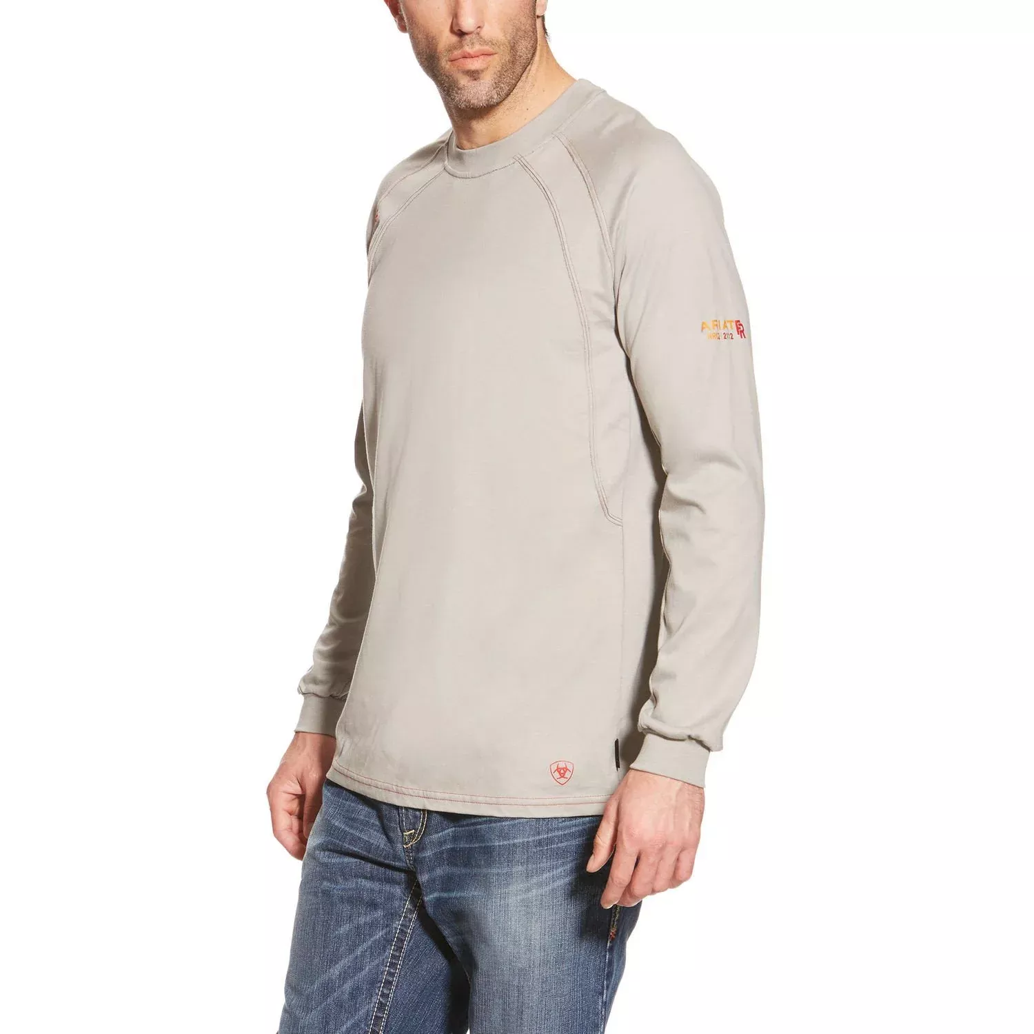 Ariat FR Silver Fox Long Sleeve Work Crew Shirt #10012258