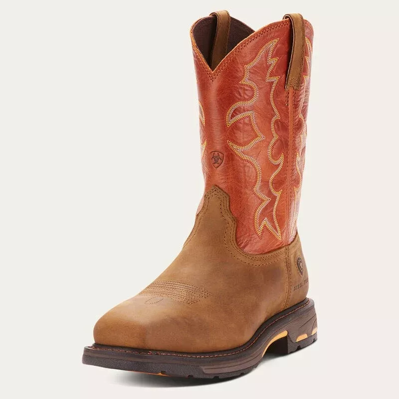 Ariat WorkHog Wide Square Toe Steel Toe Work Boot- #10006961