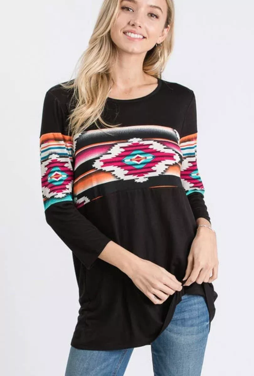 Aztec Block Tunic