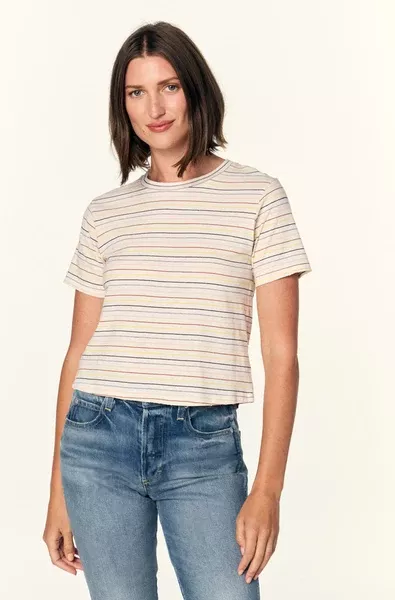 Babe Tee ~ Sunrise Stripe