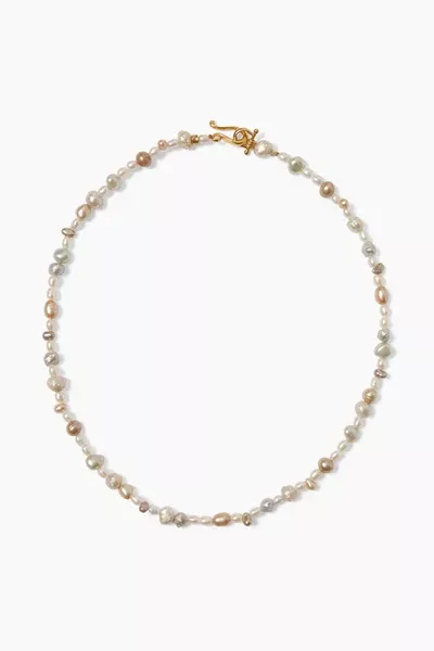 Bali Necklace ~ Champagne Pearl Mix