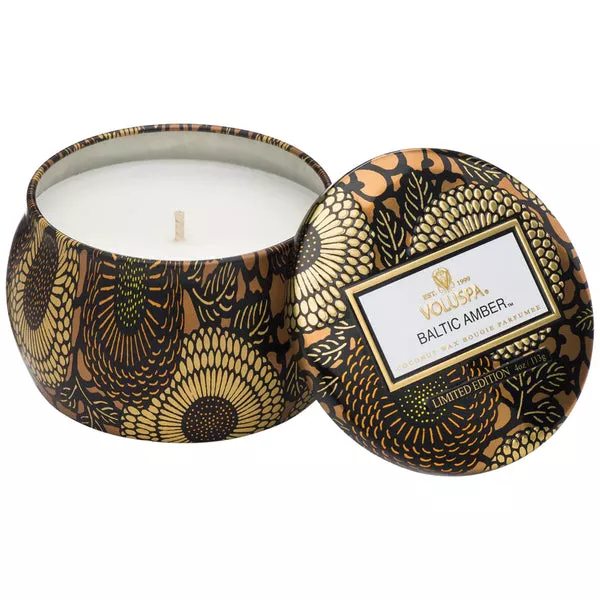Baltic Amber ~ Mini Tin Candle