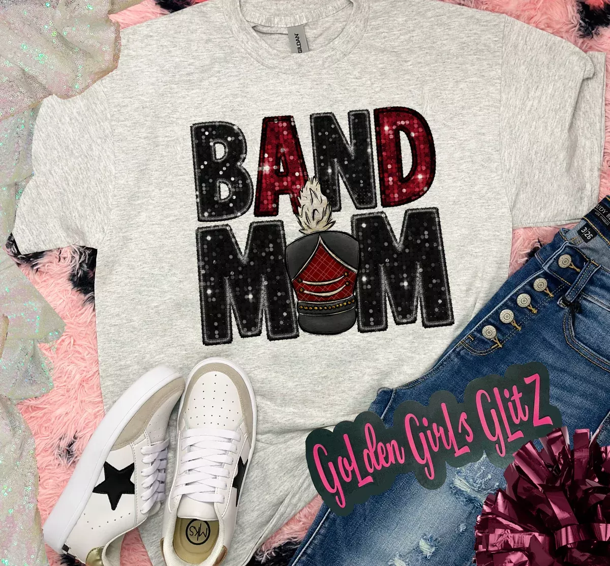 Band Mom-Maroon Tee