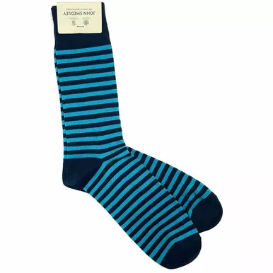 +Berwick JOHN SMEDLEY Retro Ribbed Stripe Socks NT