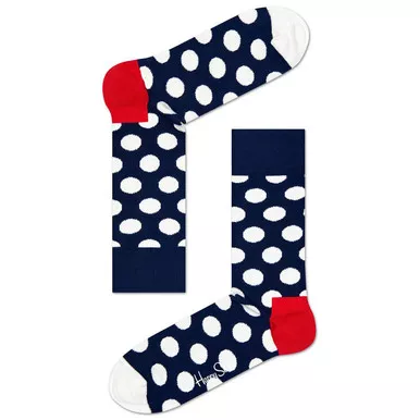 + Big Dot HAPPY SOCKS Retro Polka Dot Socks N/R/W