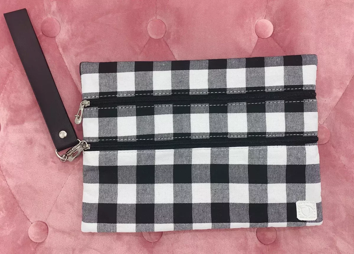 Black and white plaid Versi Bag