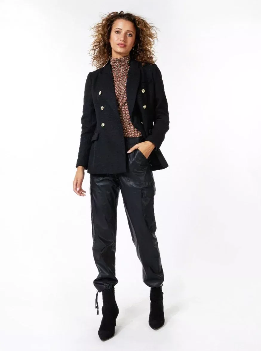 Blazer Boucle [Black-F2317520]