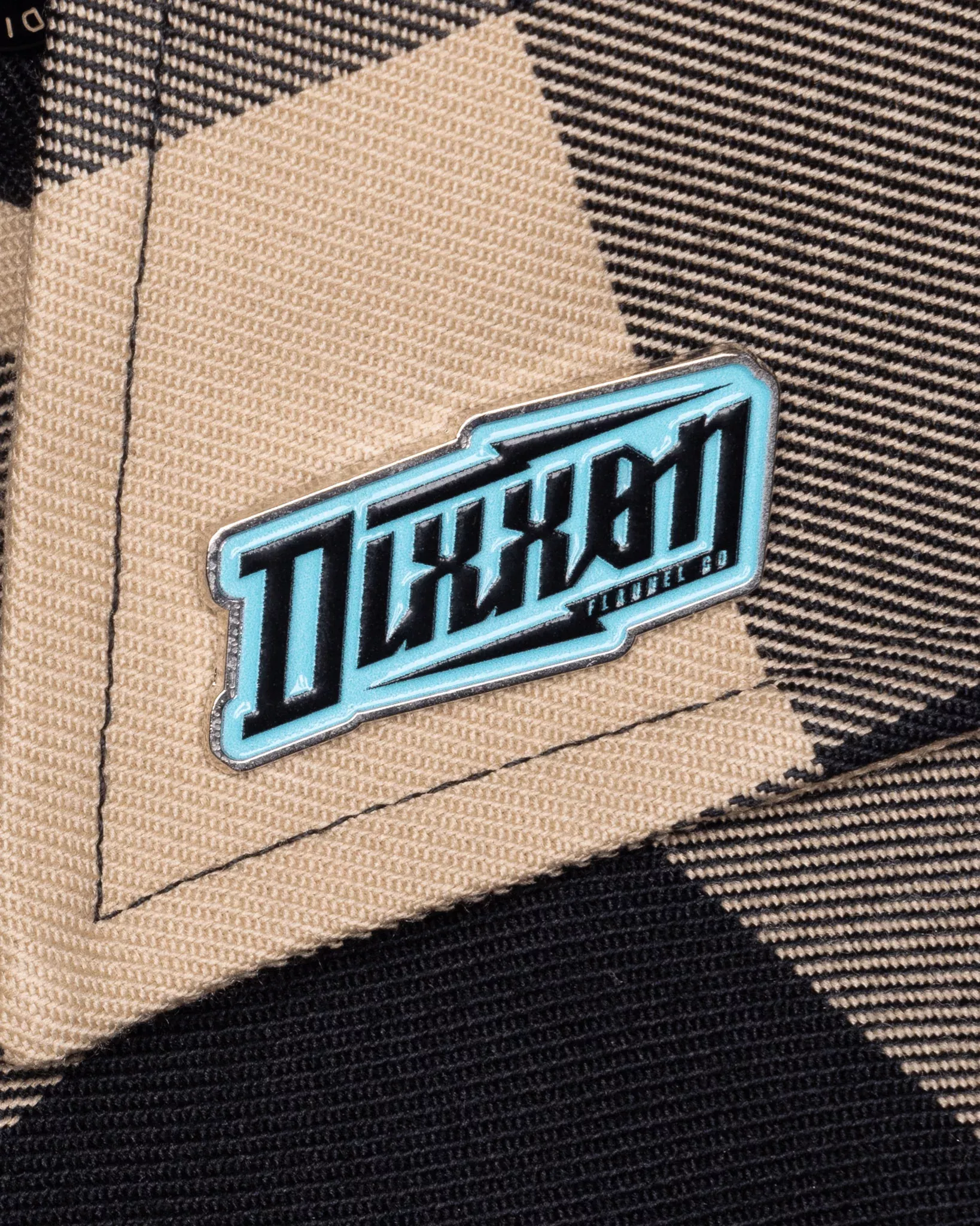 Bolt Enamel Pin - Aqua & Black