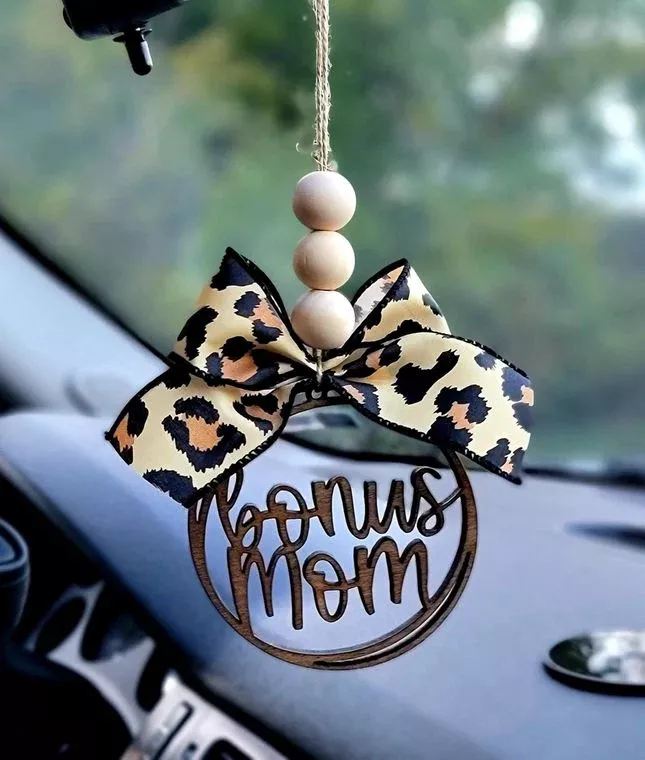 Bonus Mom Car Charm