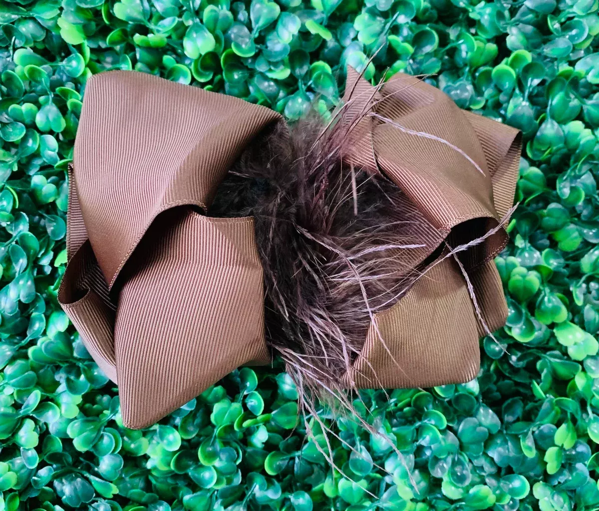 Brown Boa Bow
