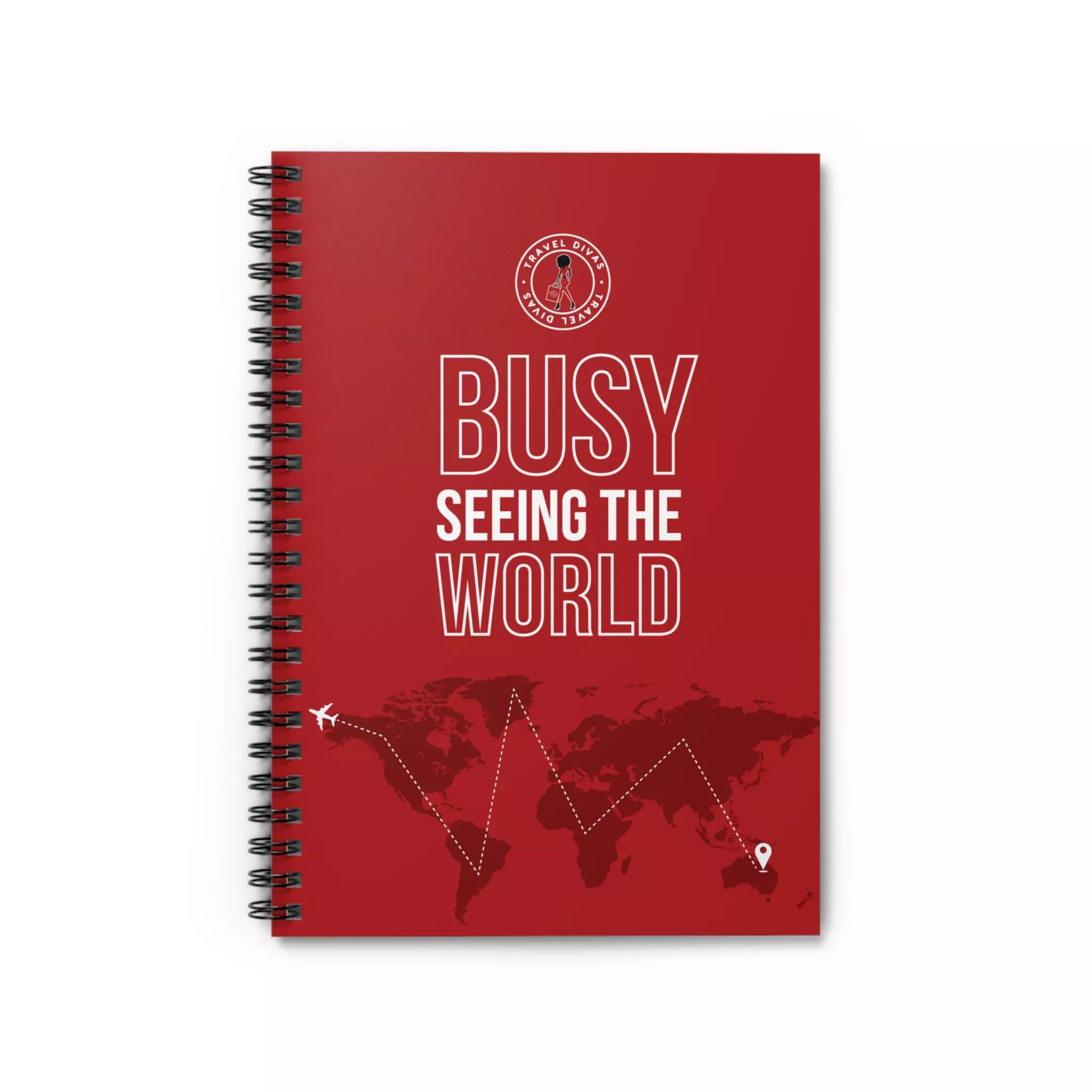 Busy Seeing the World Spiral Notebook