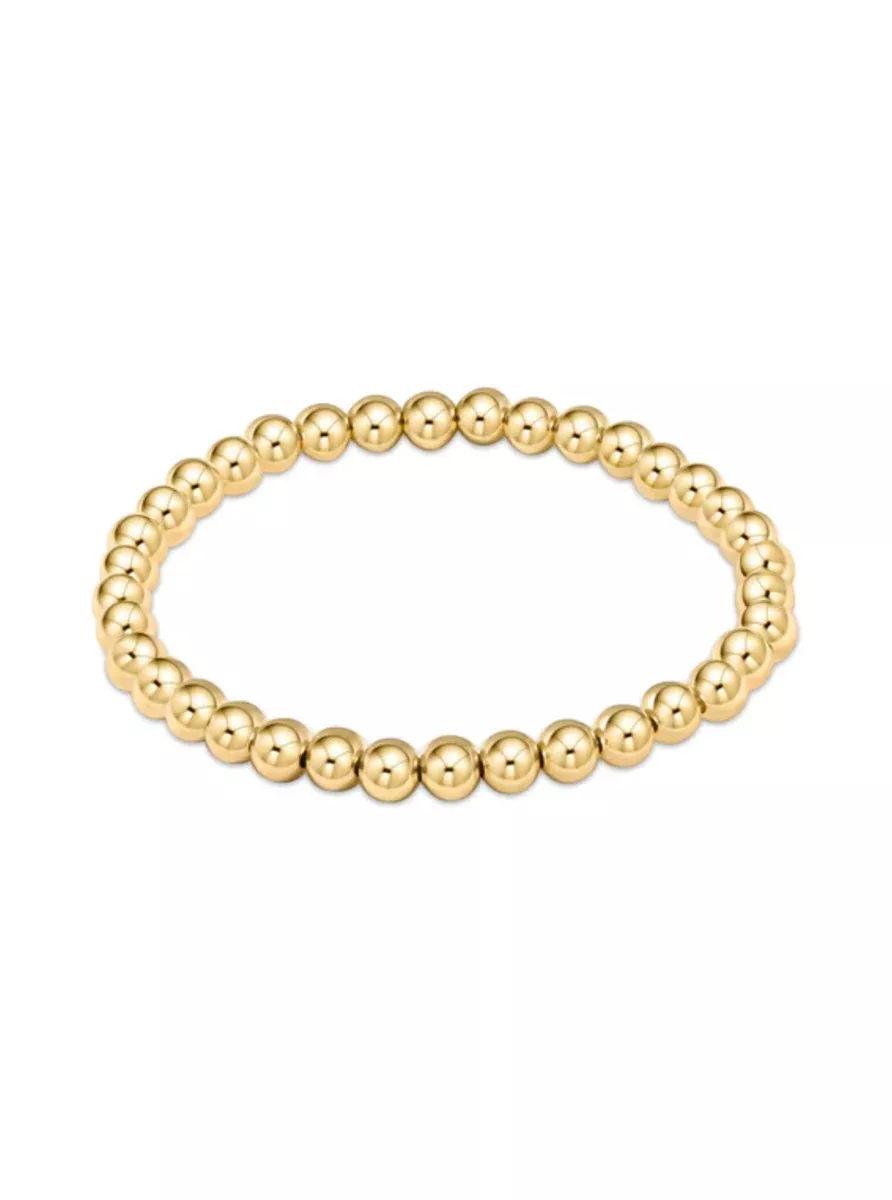 Classic Gold 5MM Bead Bracelet [BCLG5]