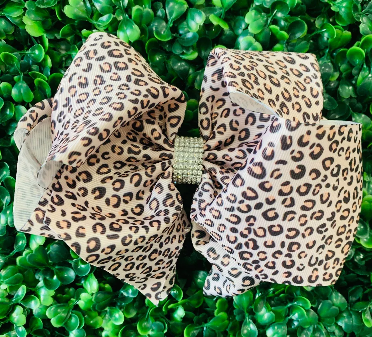 Dainty Cheetah Bow