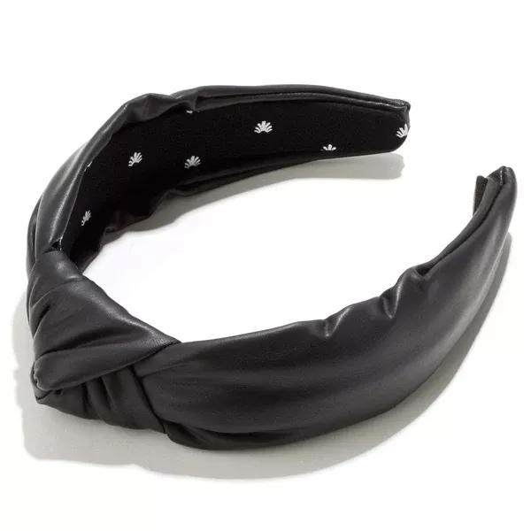 Faux Leather Knotted Headband ~ LeLe Sadoughi