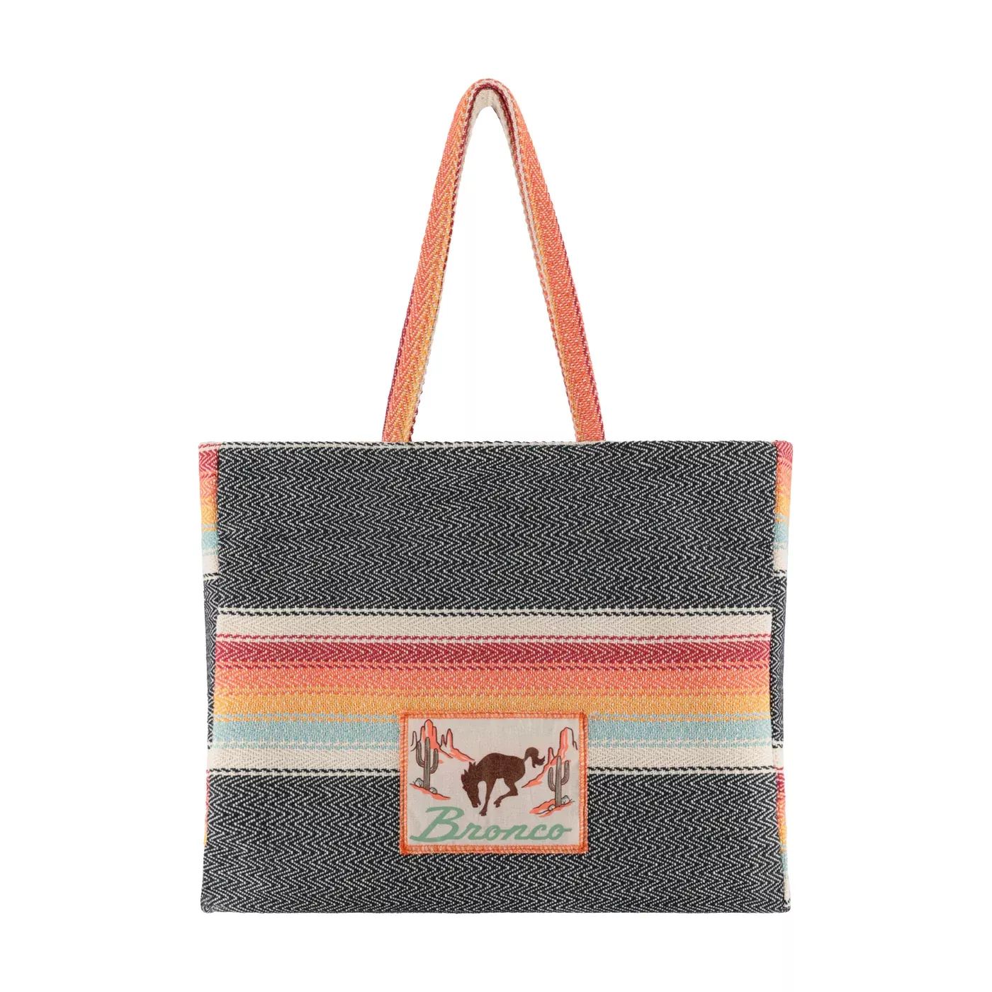 Ford Bronco Baja Multicolor Woven Tote Bag