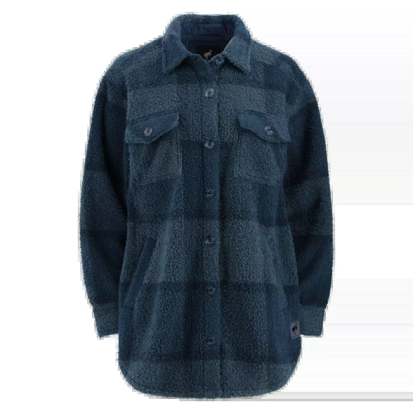 Ford Bronco Womens Plaid Button Up Shirt Jacket