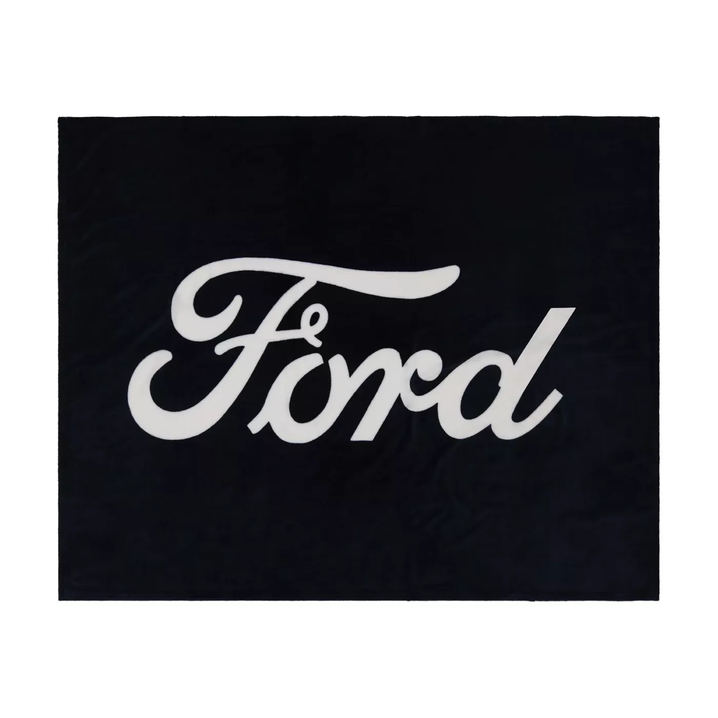 Ford Script Navy Blue Throw Blanket