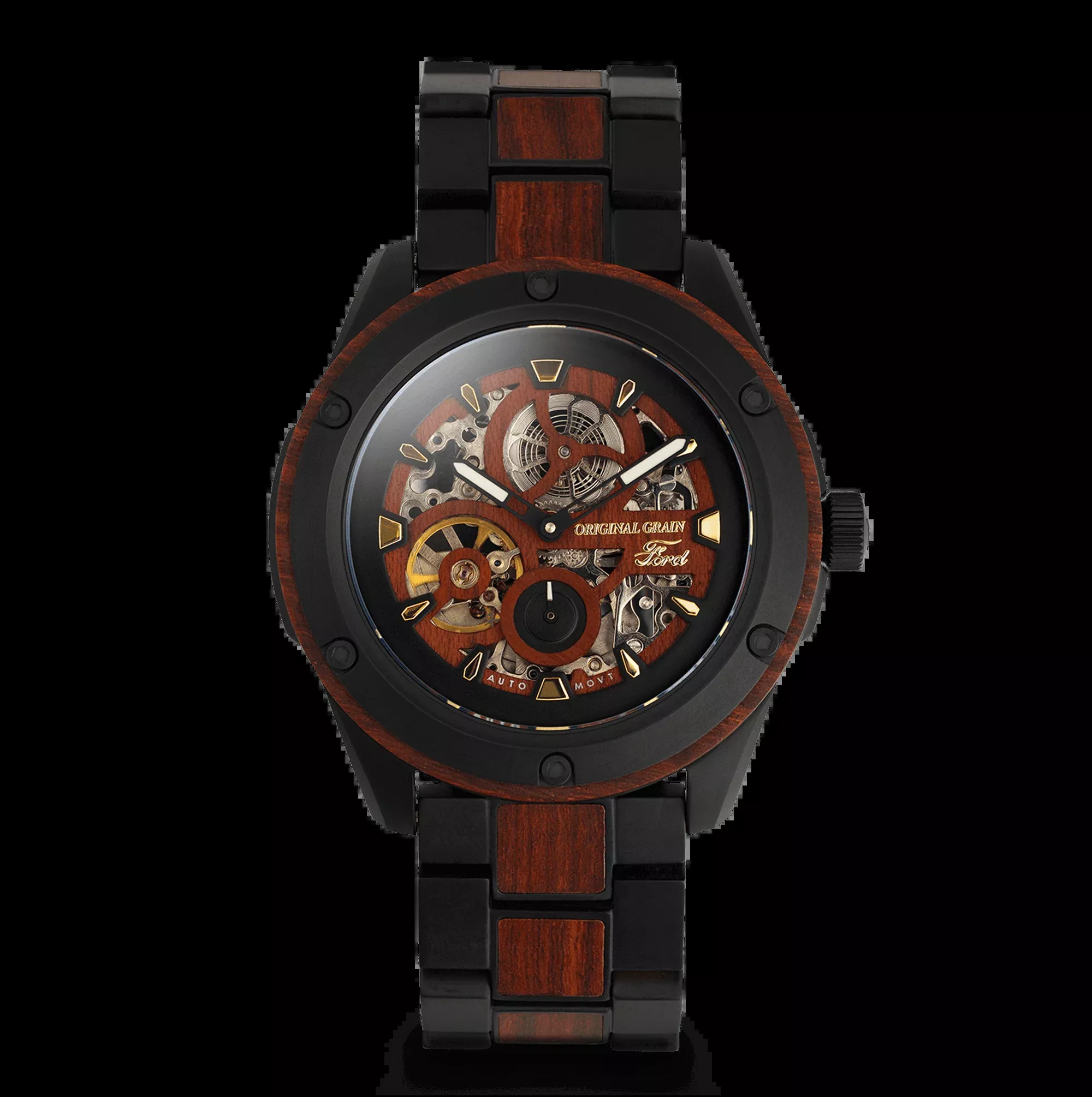 Ford x Original Grain Heritage Rugged Automatic 44mm Watch