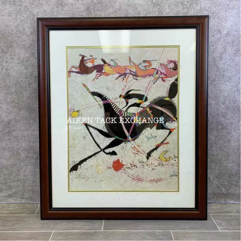 Framed Zhongliang Li Print, 30x36"