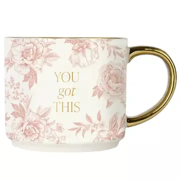 Gold Handle Coffee Mugs
