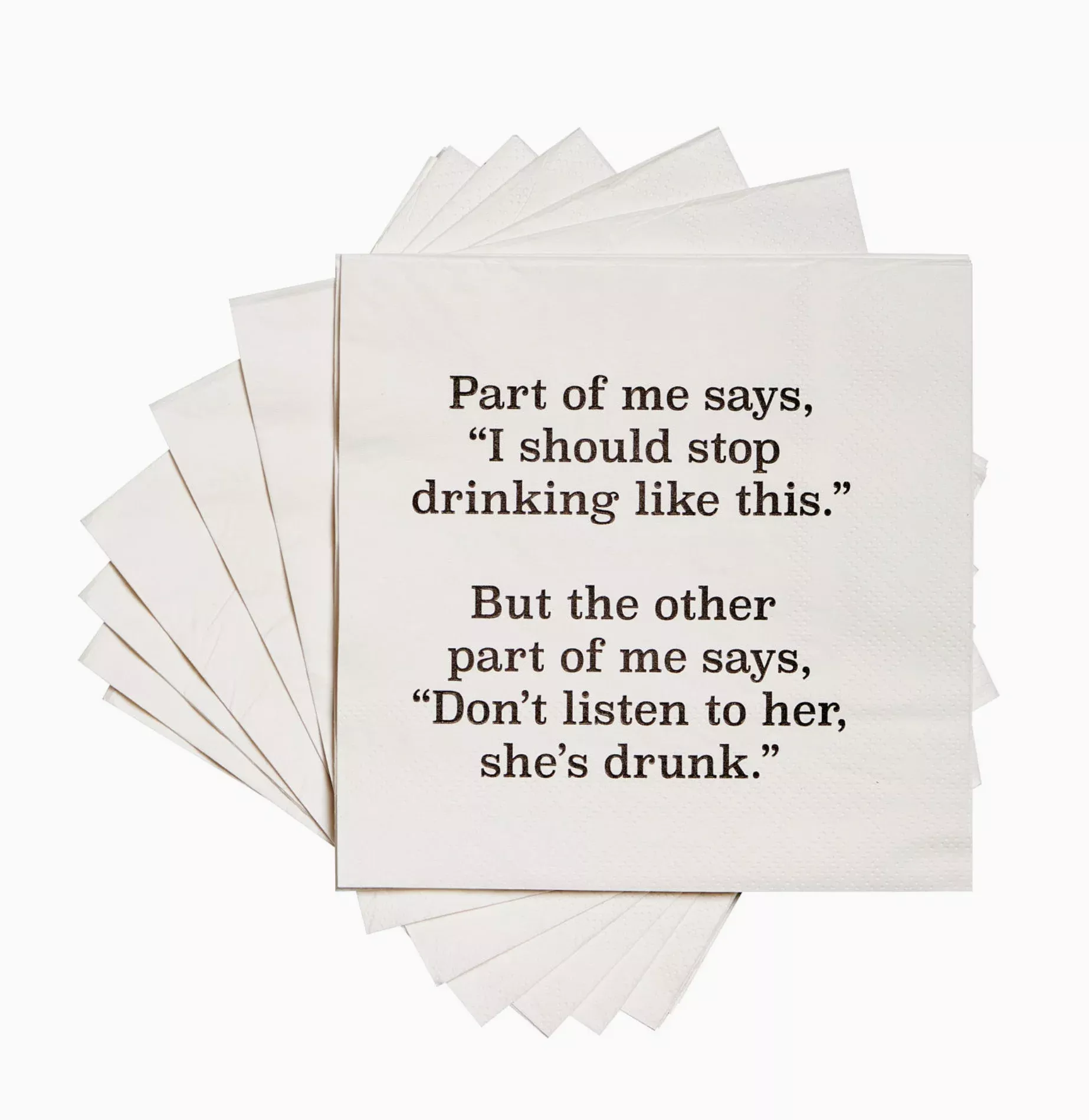 I Should Stop Drinking Cocktail Napkins