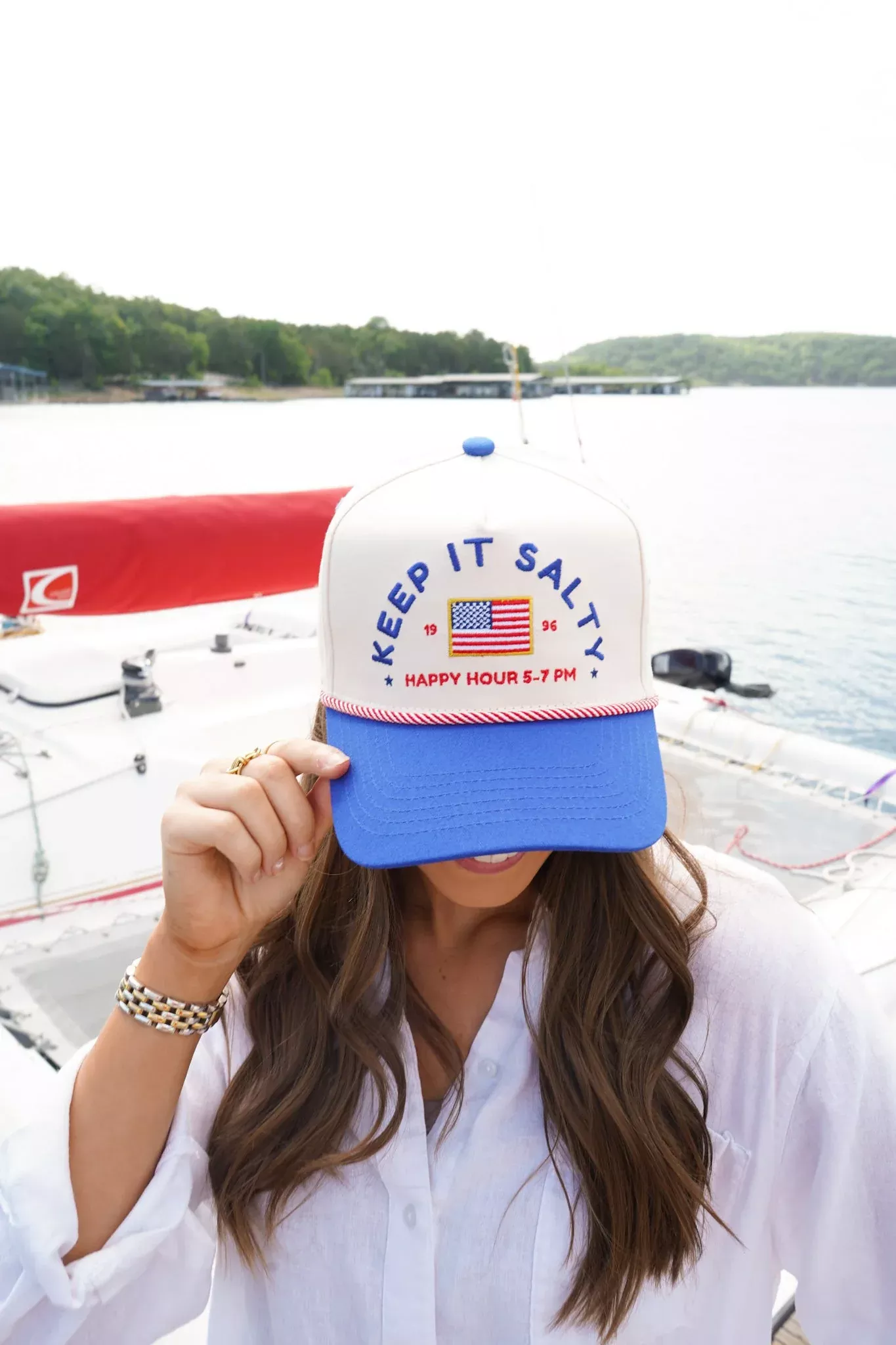 Keep it Salty - Royal Blue Vintage Trucker Hat