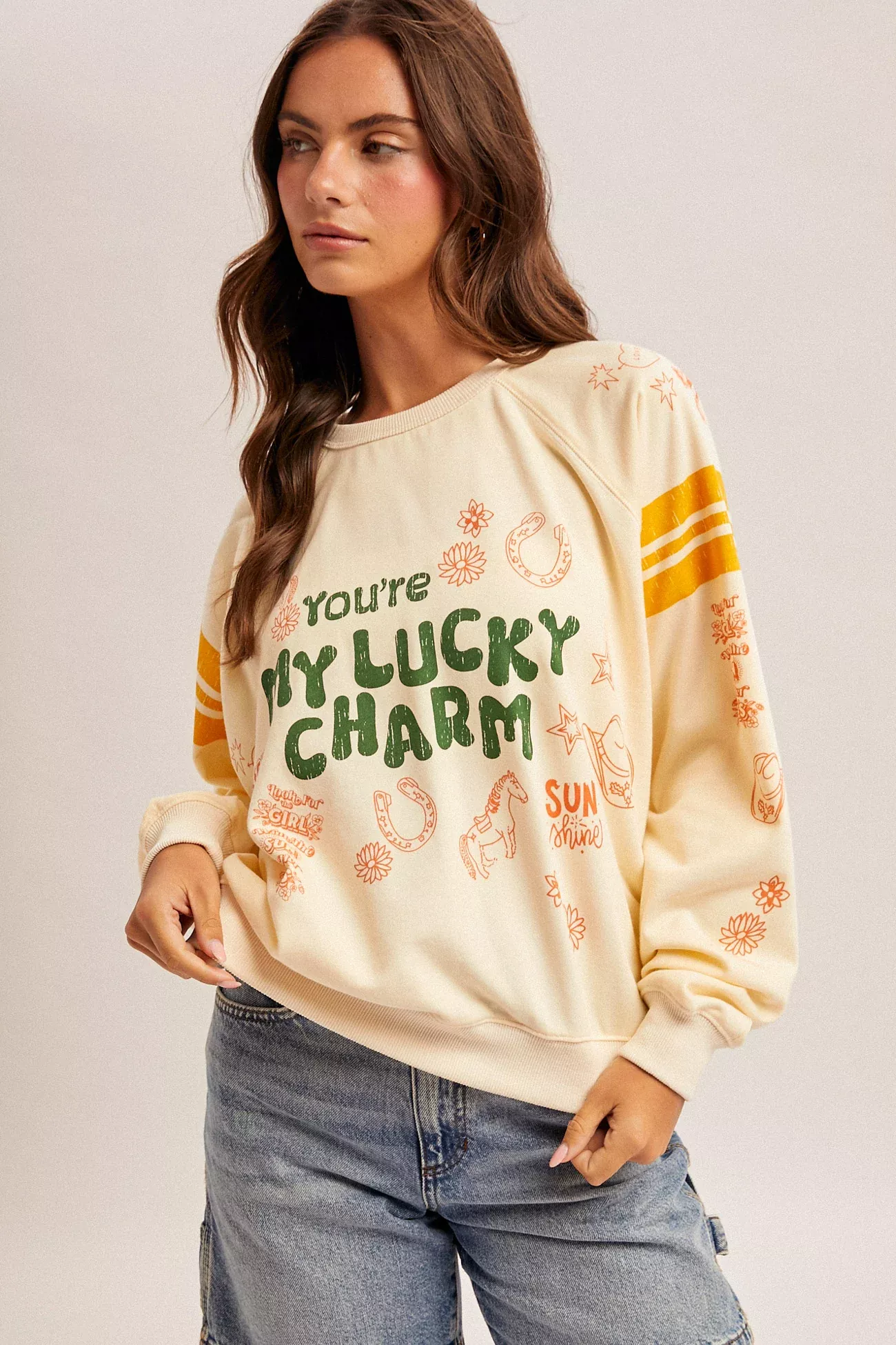 Lucky Charm Sweatshirt, FINAL SALE