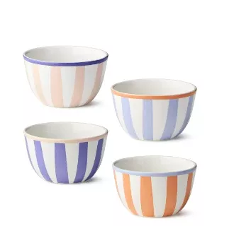 Menagerie Ice Cream Bowls Assorted 5.25"x3", set of 4