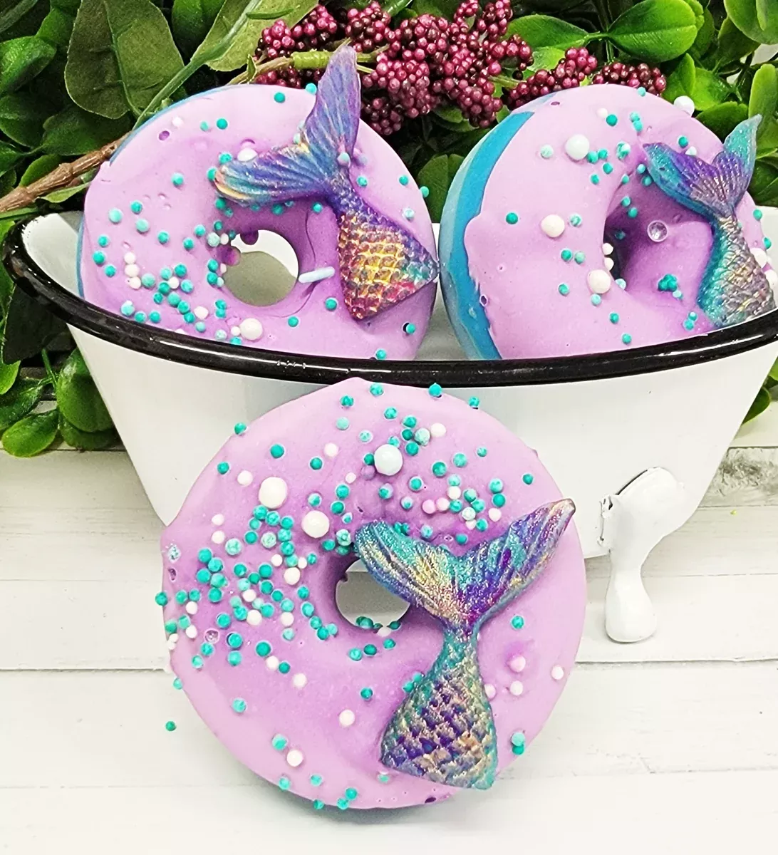 Mermaid Kisses Artisan Soap Donut