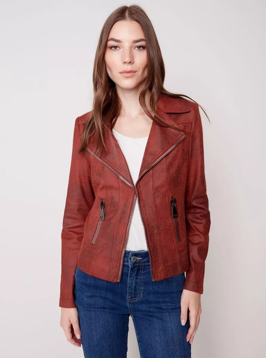 Moto Jacket [Cinnamon-C6282]