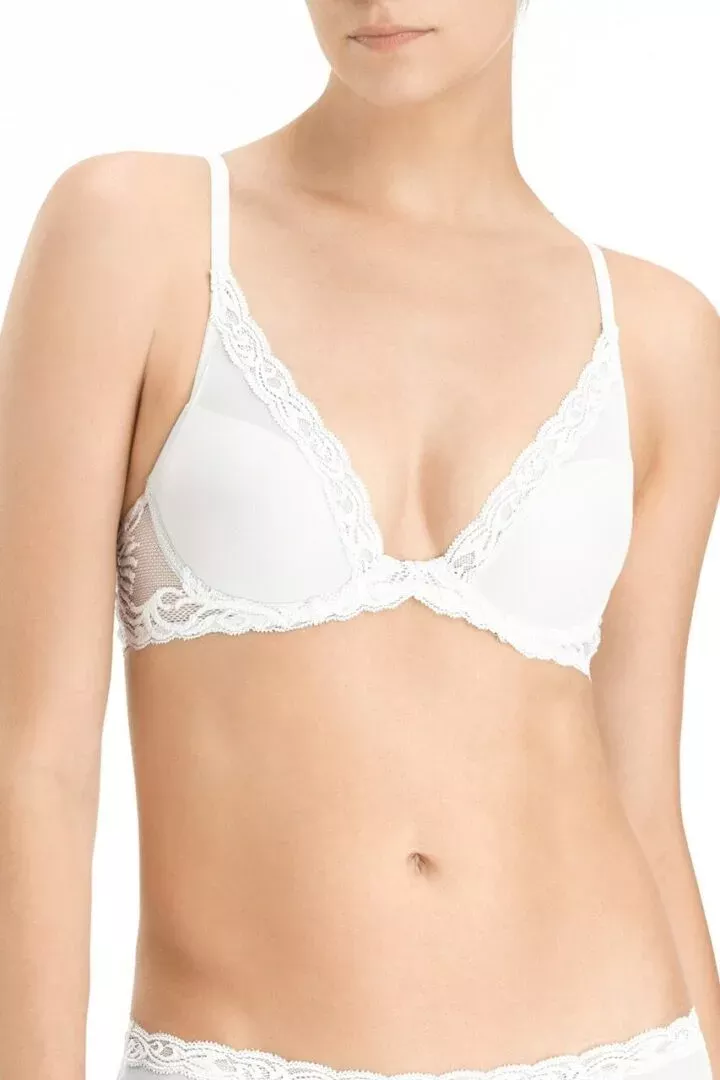 Natori Feathers Contour Plunge Bra