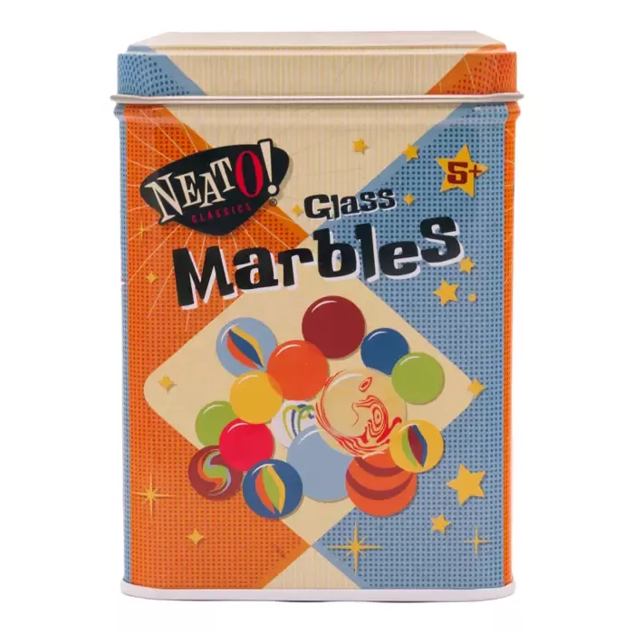 Neato! Marbles in A Tin Box