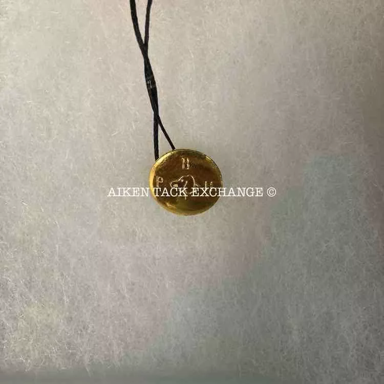 PBH - Palm Beach Hounds Button, Brass, Small
