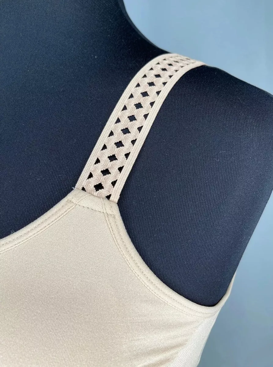 Plus Size Nude Bra/Lattice