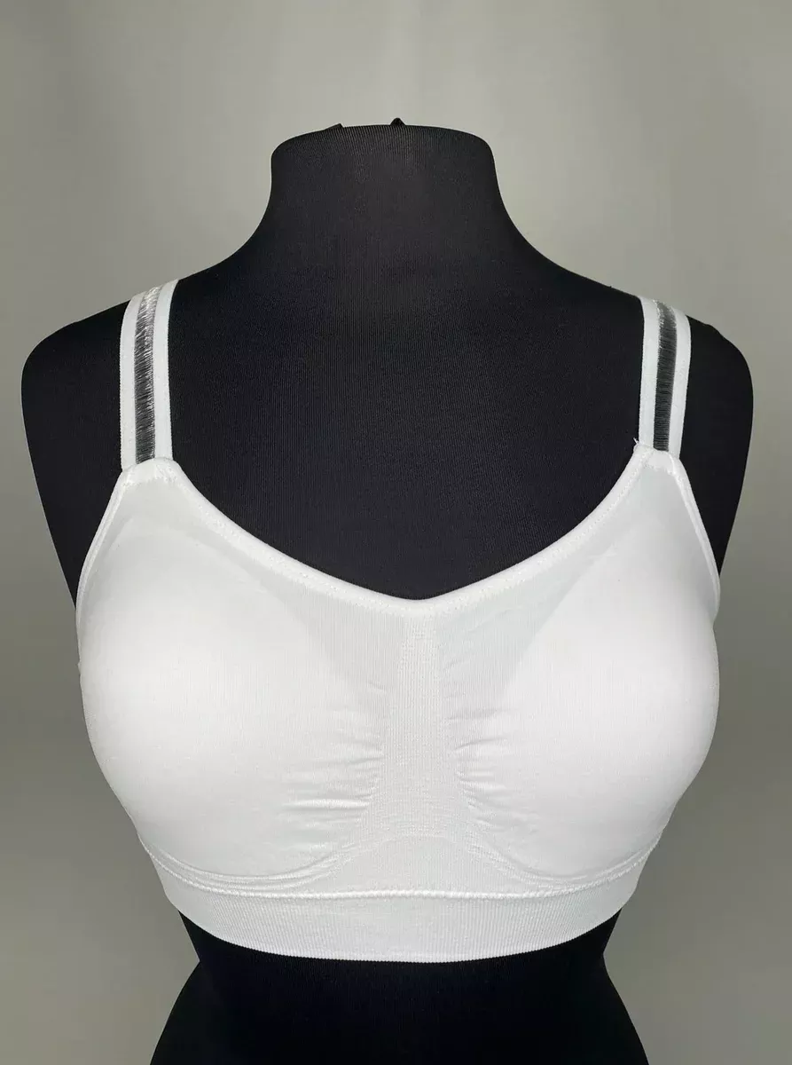 Plus Size White Bra/Sheer