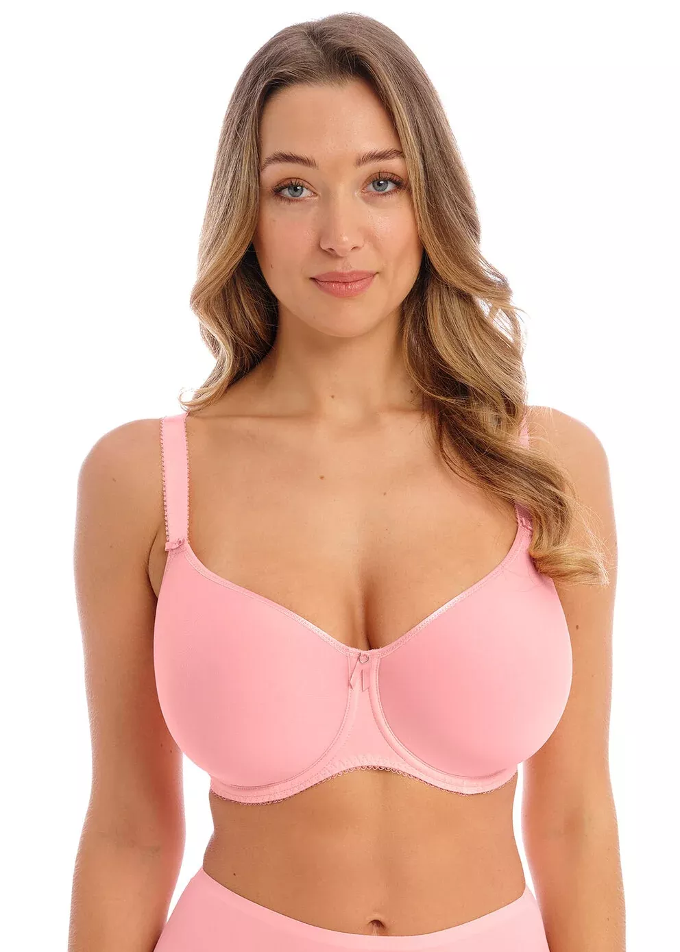 Rebecca Molded Underwire Spacer Bra in Coral