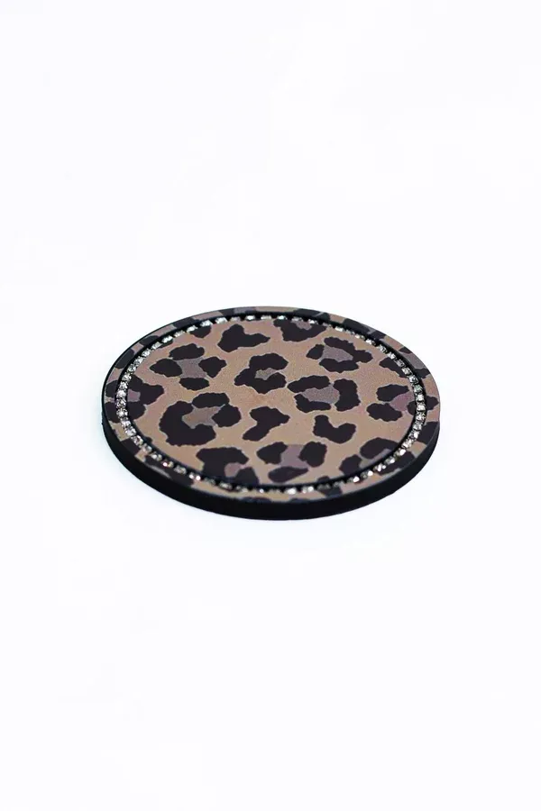 Rhinestone Trim Cup Holder Insert