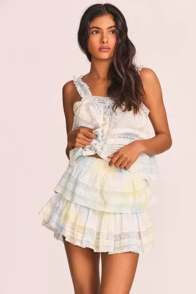 Ruffle Mini Skirt