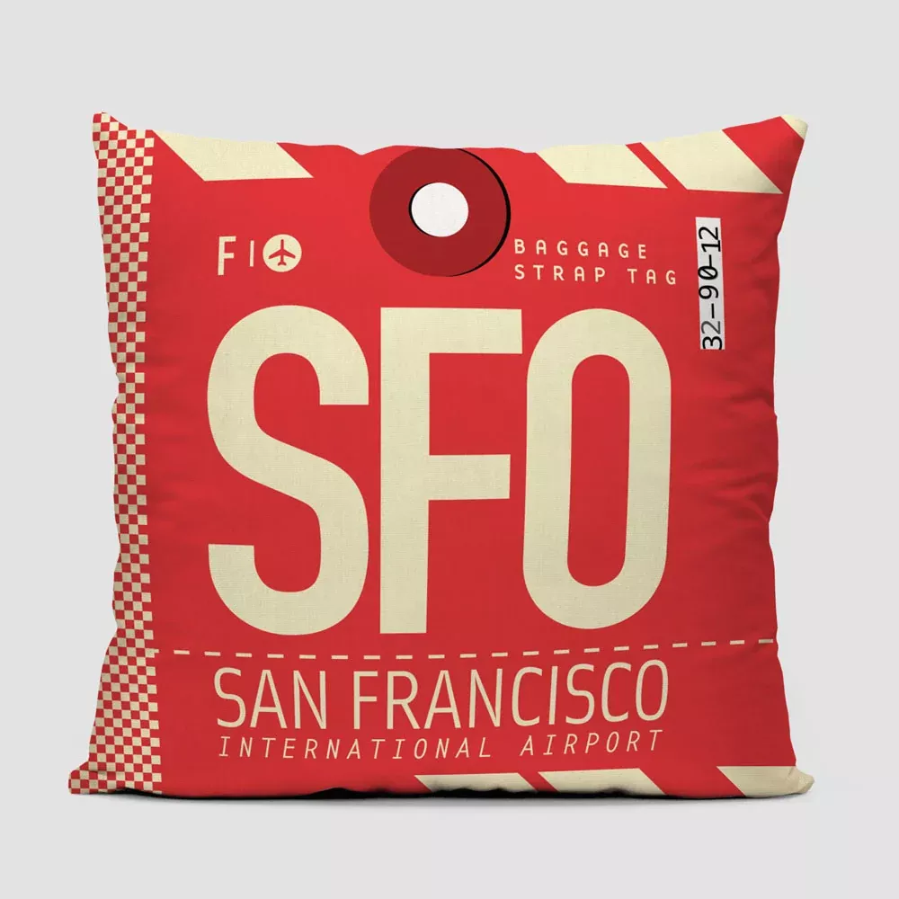 SFO - Throw Pillow