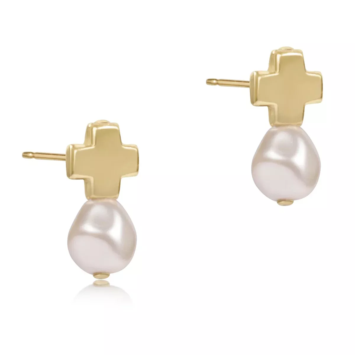 Signature Cross Gold Stud Pearl [ESCGSPE]