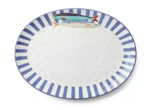 Something Fishy Oval Platter 16"x12"