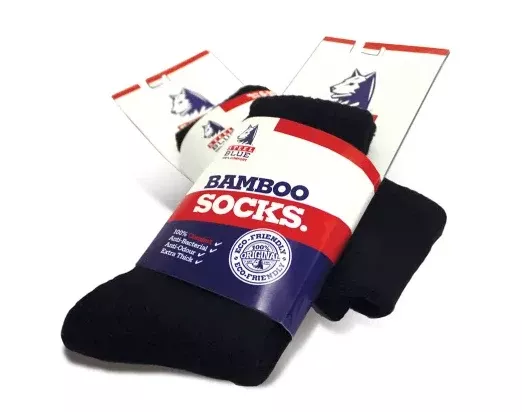 STEEL BLUE Bamboo Socks