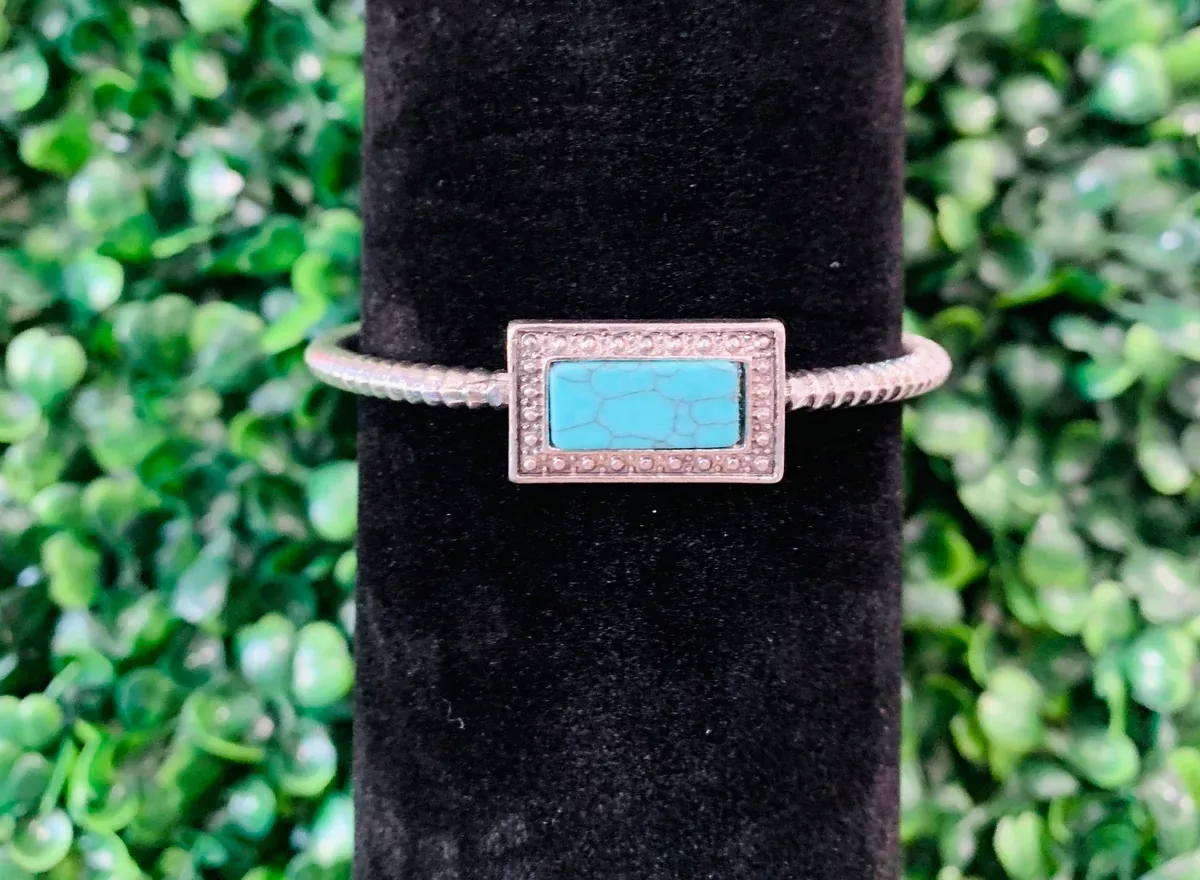 Stone Cuff Bracelet