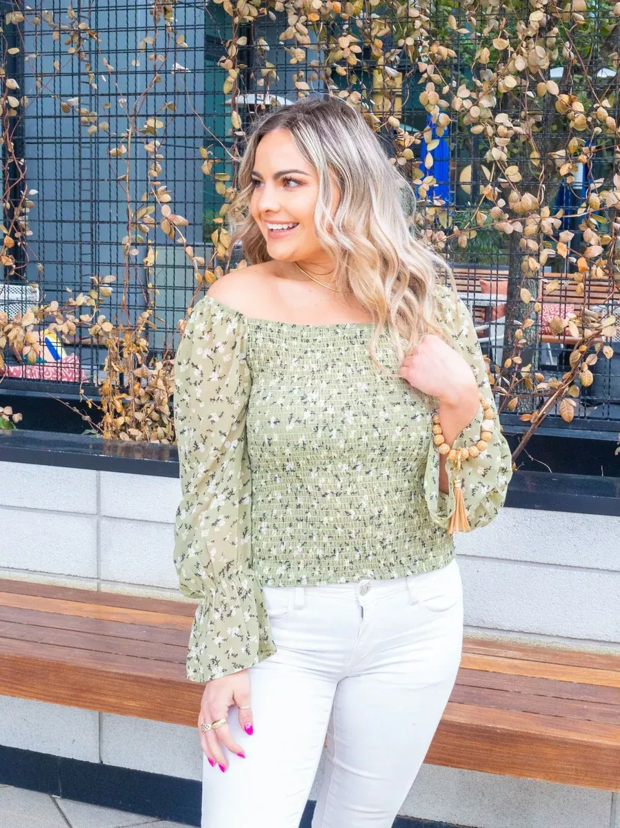 That 90’s Floral Print Top